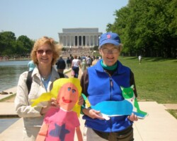 Diana and Carolyn and the Cats