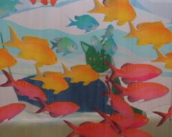 Ruby Flat Cat and Fish