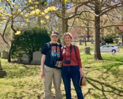 Carolyn & Diana (Mt. Auburn Cemetery)